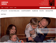 Tablet Screenshot of lisdhanews.it